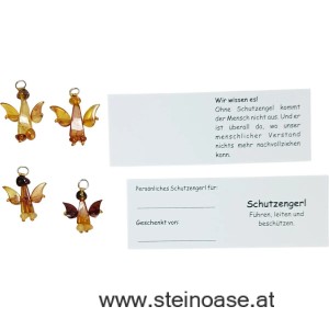 Anhänger Bernstein Schutzengel